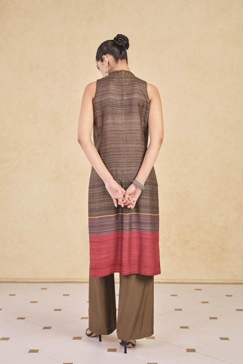 Zella Silk Co-ord - Brown, Brown, image 2